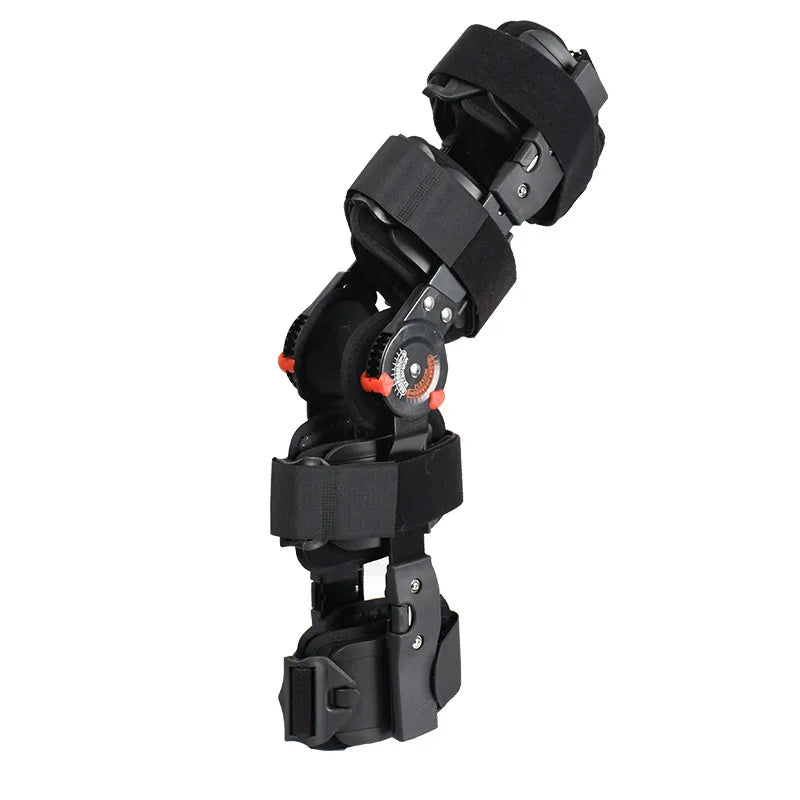 Povei Adjustable Hinged Knee Brace for Orthopedic Support & Joint Stabilization