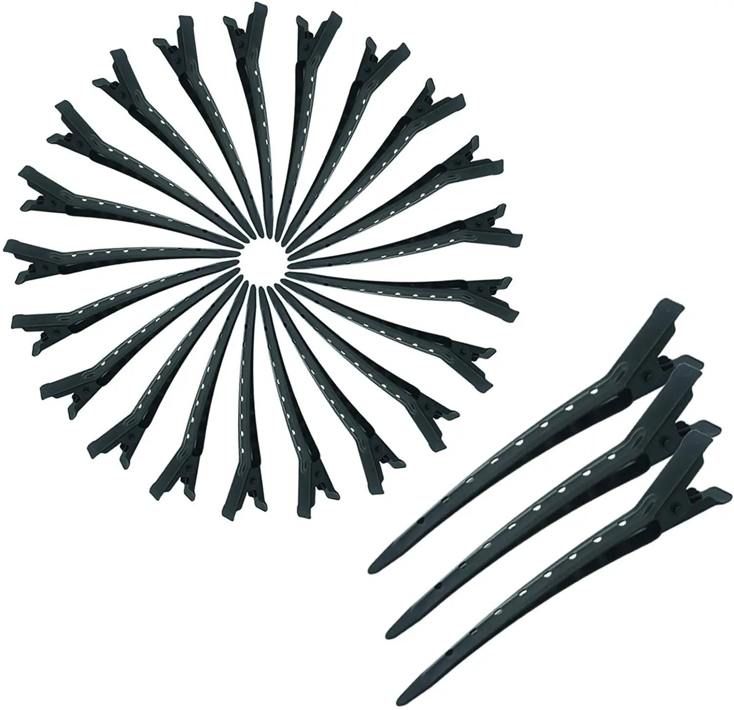 Povei Black Hair Care Metal Hairpins Hair Clip Styling Tools