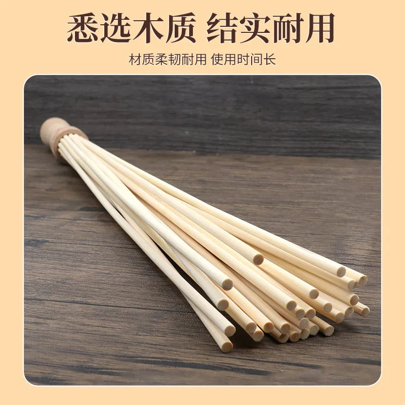 Bamboo Relaxation Hammer Stick for Muscle Relief and Wellness by Povei