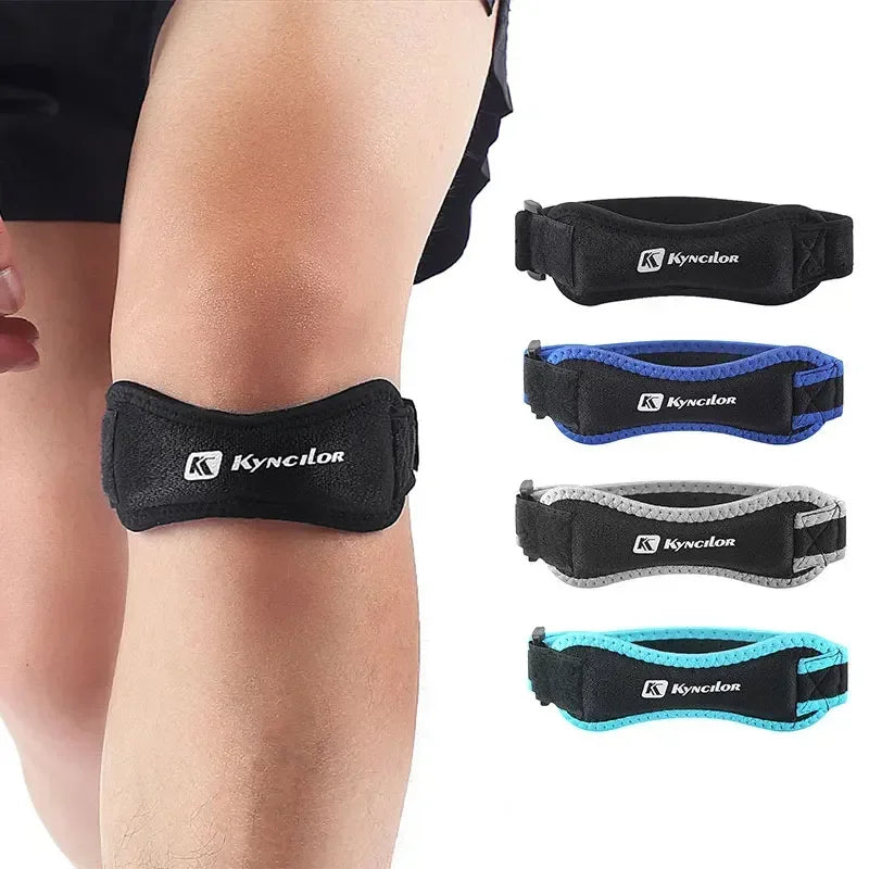 Povei Adjustable Knee Pad Band for Pain Relief and Support in Sports