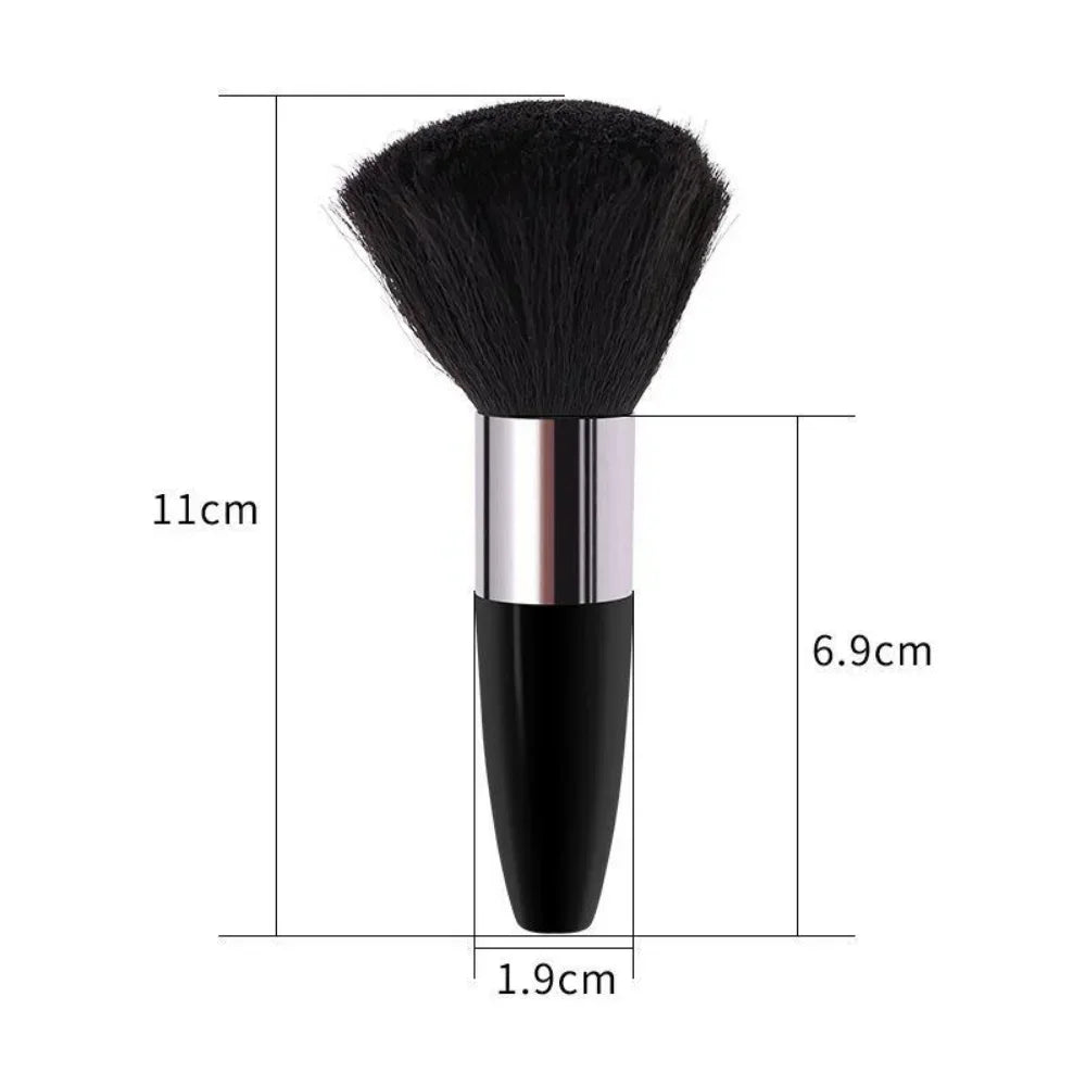 Povei Blusher Brush Hairdressing Collection with Neck Duster Hair Cut Tools