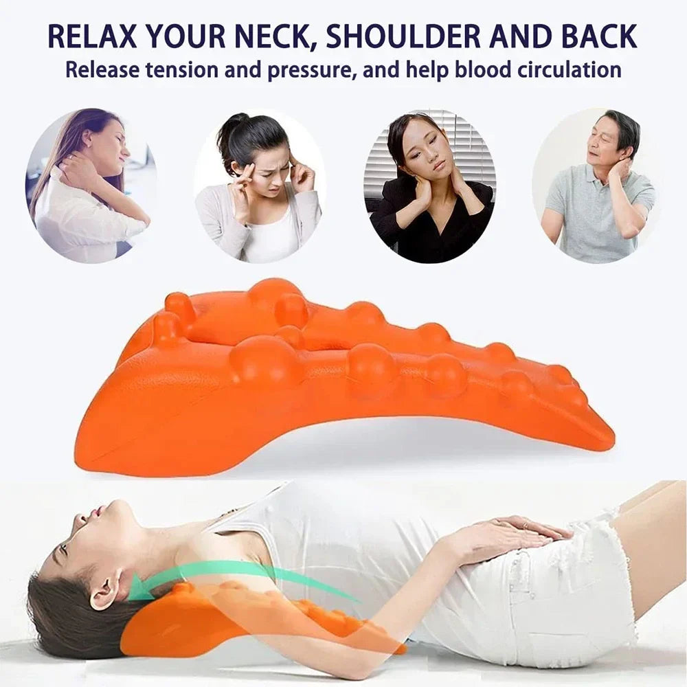 Neck & Shoulder Relaxer by Povei - Cervical Traction Device for Pain Relief & Spine Alignment