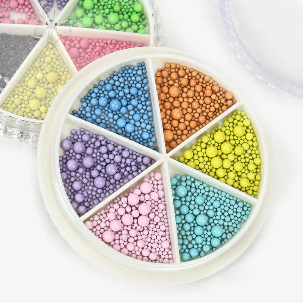 Povei Steel Caviar Beads 3D Nail Art Jewelry Manicure Tool DIY Decoration