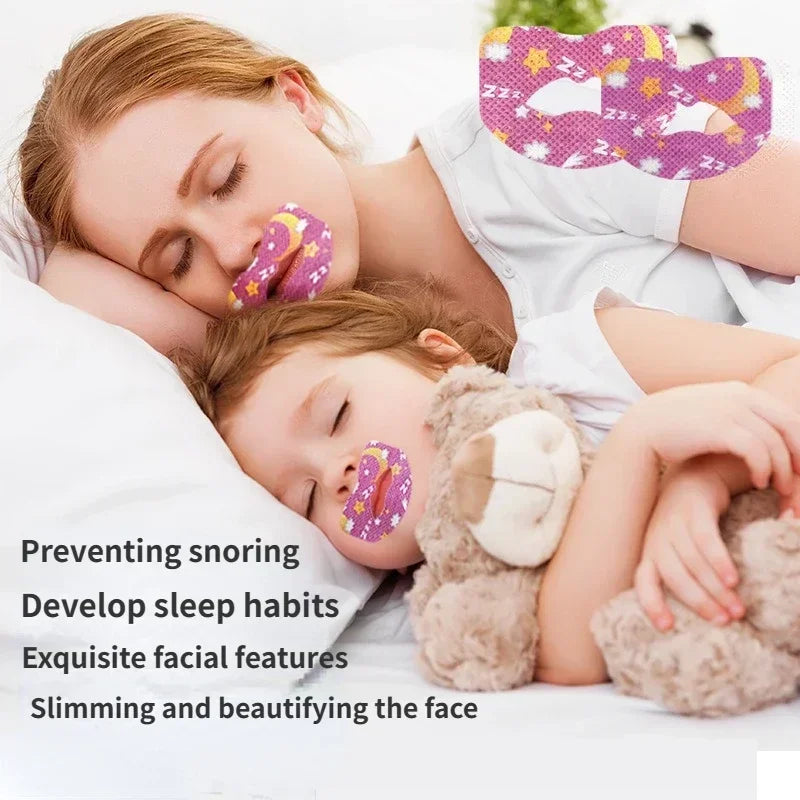 Povei Anti-Snoring Lip & Nose Breathing Patch for Kids & Adults