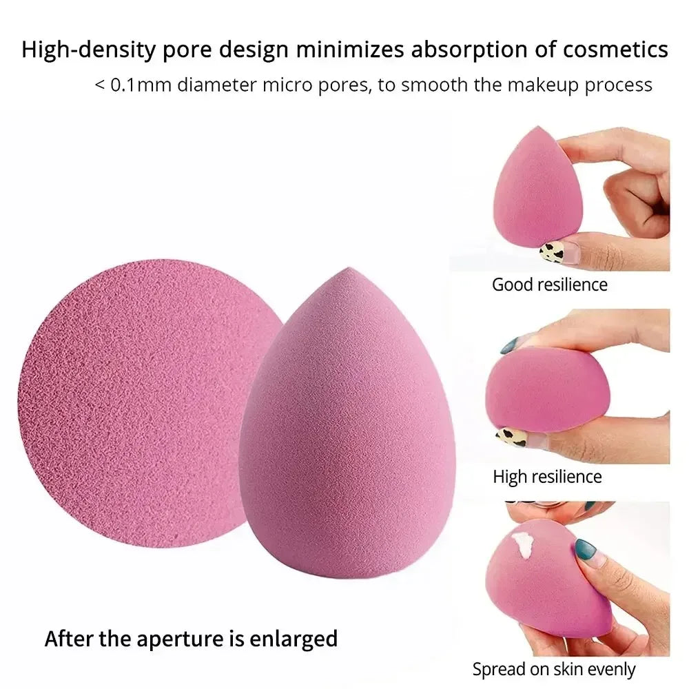 Povei Beauty Egg Blender Sponges Set Makeup Foundation Puff Women Accessories