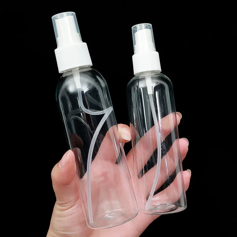 Povei 10-250ml Transparent Refillable Mist Spray Bottle for Perfume & Essential Oils