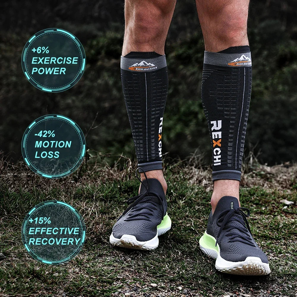 Povei Calf Compression Sleeves: Shin Splint Support for Varicose Veins & Pain Relief