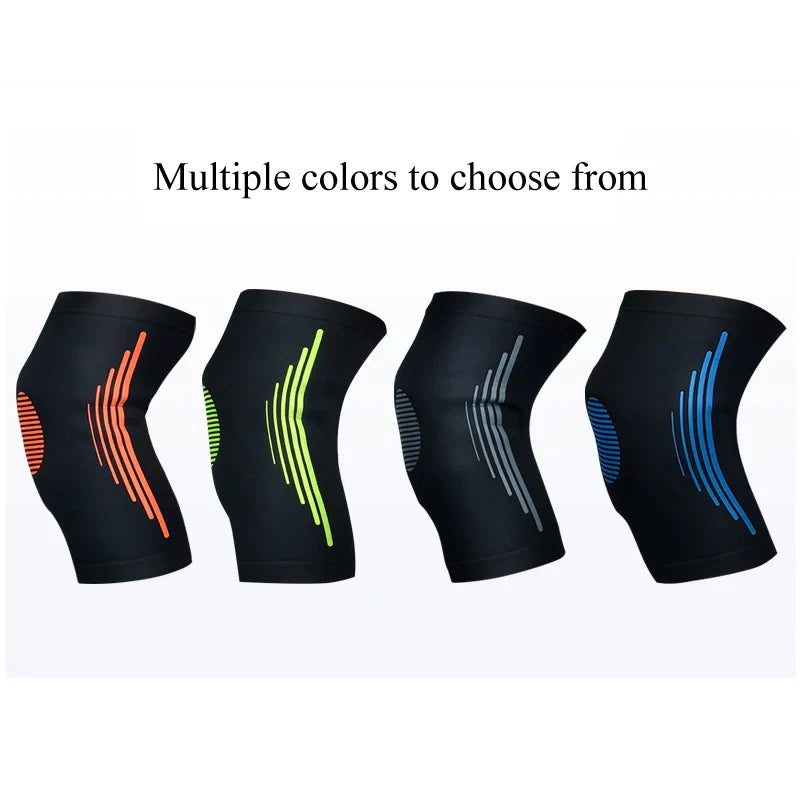 Povei Compression Knee Sleeve - Support for Running, Basketball, Squats