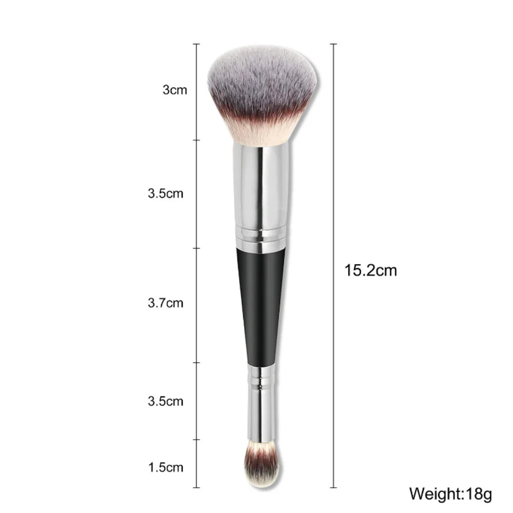 Povei Dual Head Makeup Brush Set for Seamless Beauty Application