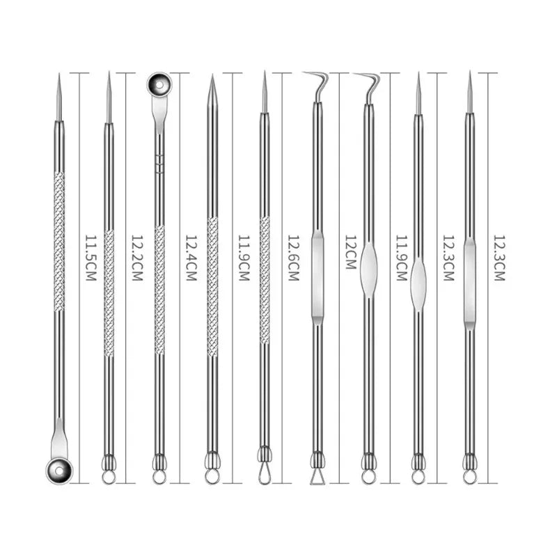 Povei Acne Blackhead Removal Needles Set for Deep Cleansing and Pore Care