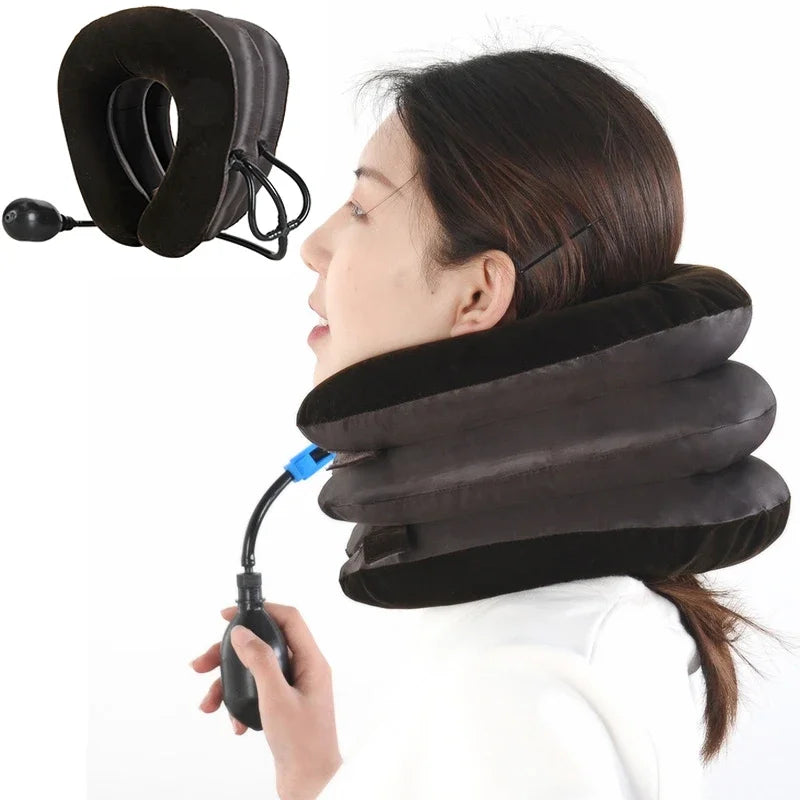 Povei Cervical Neck Traction Device for Posture Correction and Relaxation