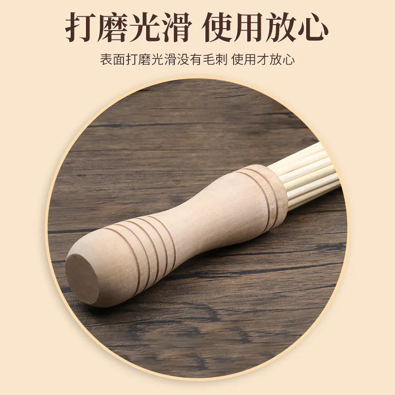 Bamboo Relaxation Hammer Stick for Muscle Relief and Wellness by Povei