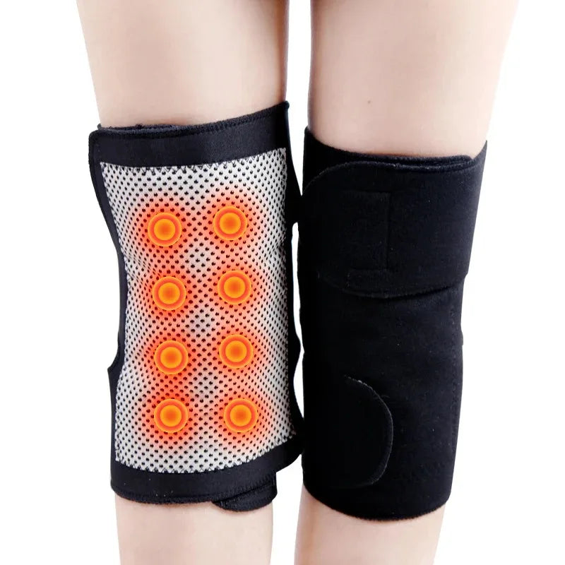 Povei Tourmaline Magnetic Therapy Knee Support Heating Belt for Health Care