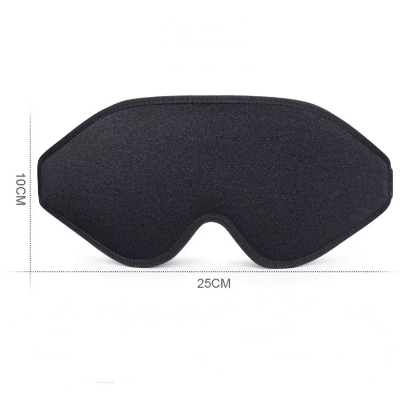 Povei 3D Memory Foam Sleep Mask Block Out Light Blindfold Face Mask Eye Shade