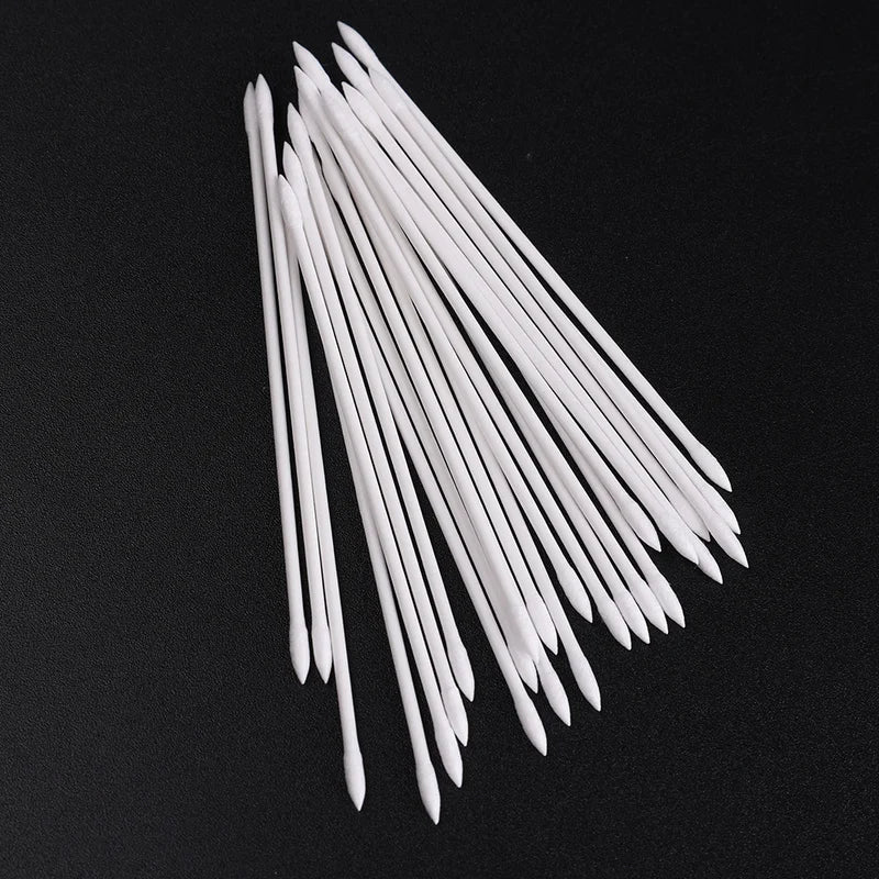 Povei Disposable Cleaning Cotton Swabs for Electronics and Keyboards