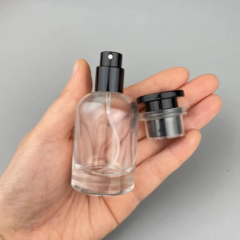 Povei 30ml Glass Perfume Atomizer Bottle for Travel and Samples