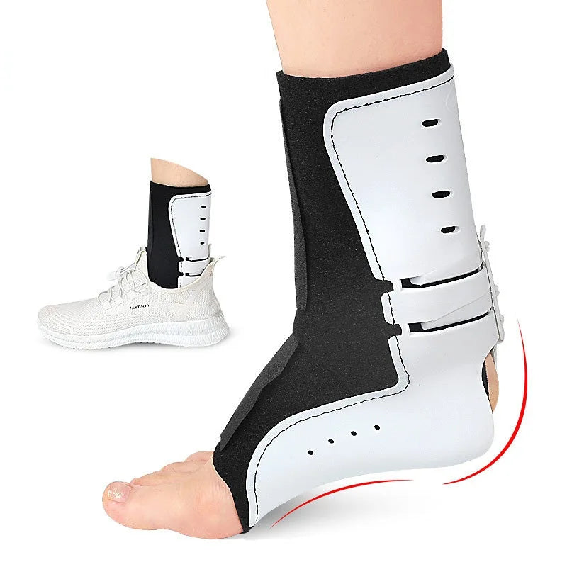 Povei Drop Foot Orthosis Adjustable Ankle Sprain Corrector for Rehabilitation