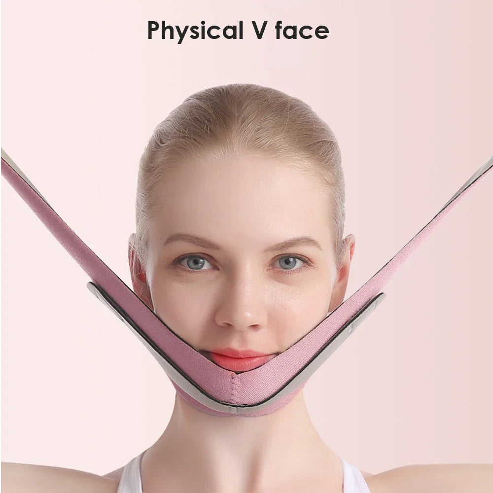 Povei V Line Face Slimming Bandage: Women's Face Shaper & Cheek Lift Up Tool