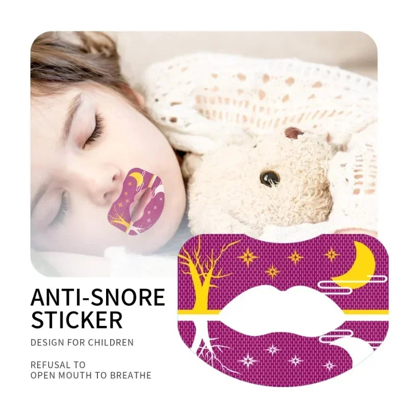 Povei Anti-Snoring Lip & Nose Breathing Patch for Kids & Adults