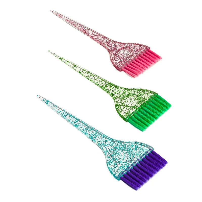 Povei Crystal Hair Dye Brush Comb: Professional Salon Styling Tool