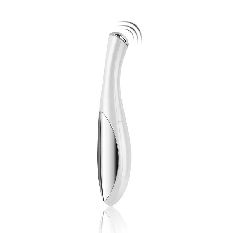 Povei Eye Massage Pen: Electric Vibration Facial Tool for Anti-Bag & Wrinkle Care