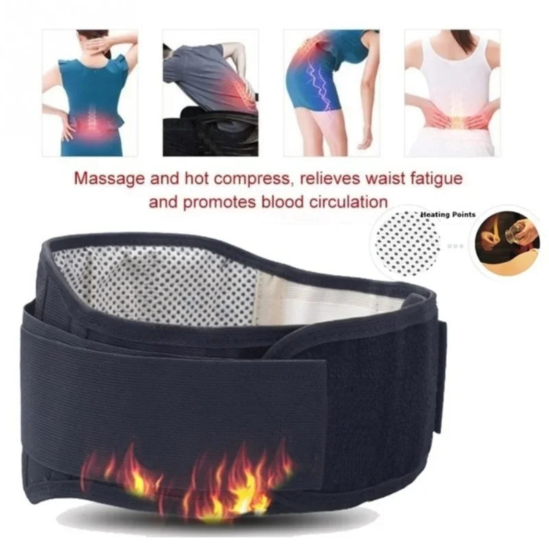 Povei Tourmaline Magnetic Therapy Waist Support Brace