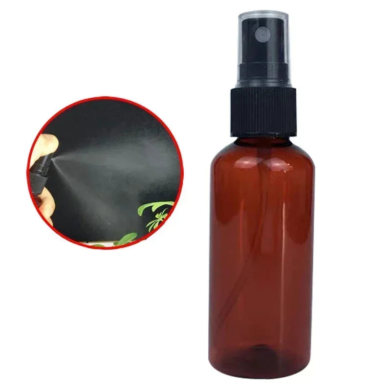 Povei Dark Brown Portable Split Bottle for Perfume & Essential Oils, 10Pcs