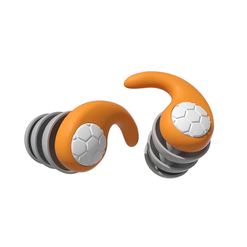 Povei Silicone Sleep Earplugs for Noise Reduction and Soundproof Protection