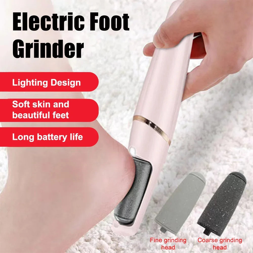 Povei Electric Foot Callus Remover Dead Skin Trimmer for Smooth Feet