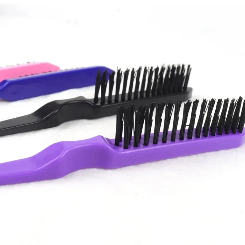 Povei Professional Boar Bristle Teasing Hair Brush Comb for Styling