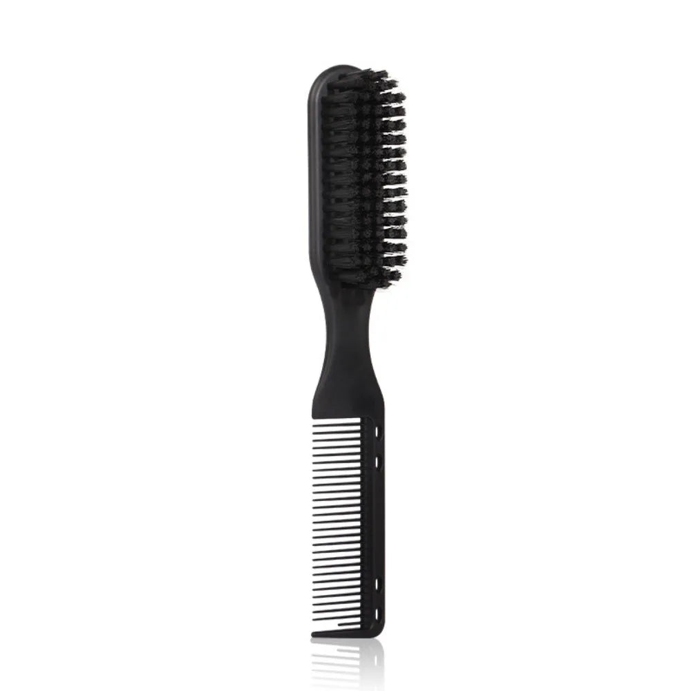 Povei Small Beard Styling Brush for Professional Shaving and Grooming