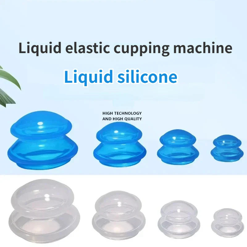 Povei Silicone Cupping Set for Body and Face Massage Therapy