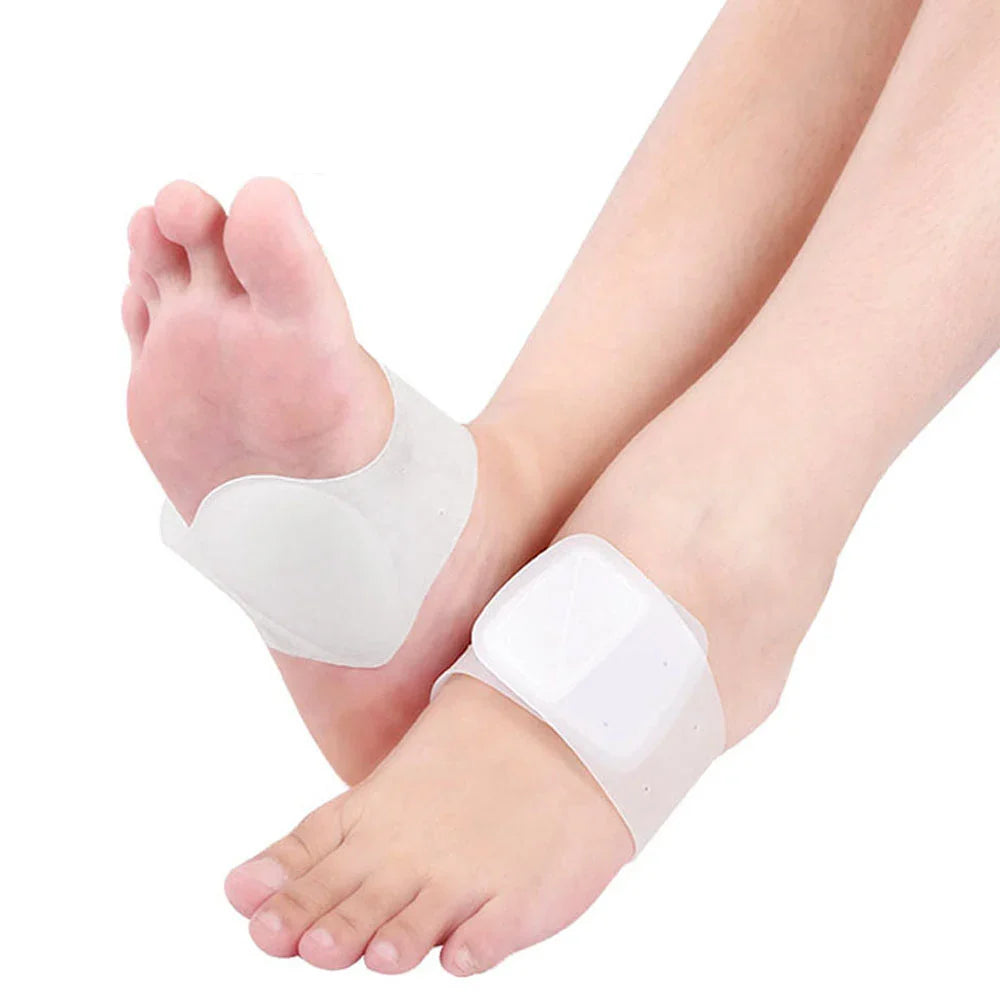 Povei Arch Support Brace: Plantar Fasciitis Heel Pain Aid & Shock Absorbent Soles