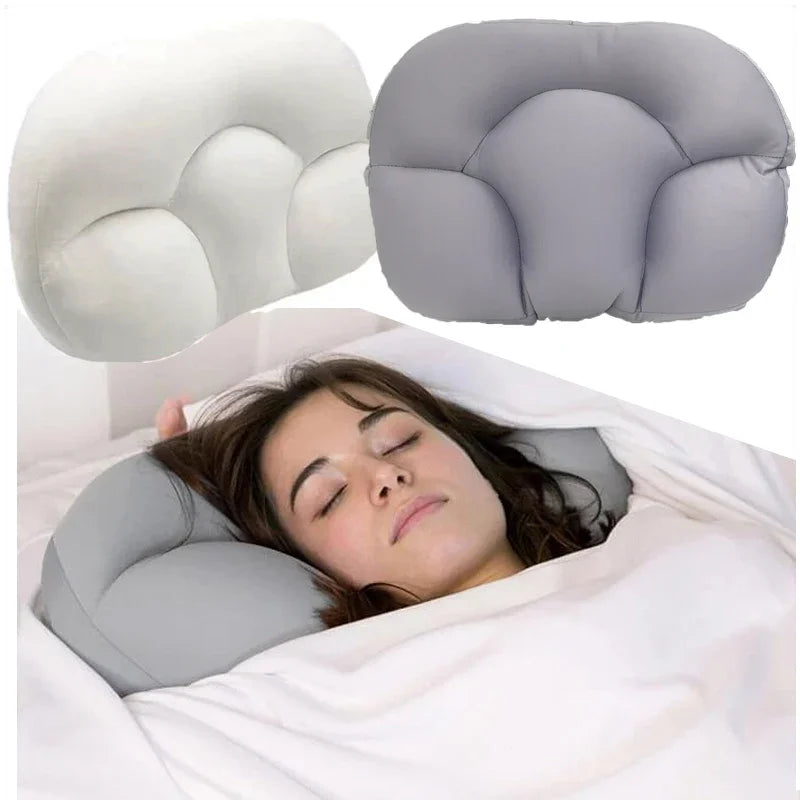 Povei Sleep Massage Pillow: Memory Foam Neck Head Massager for Health & Comfort