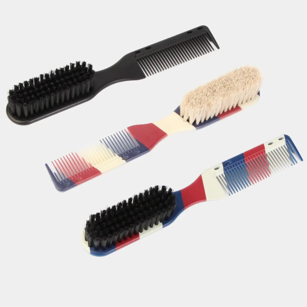 Povei Small Beard Styling Brush for Professional Shaving and Grooming