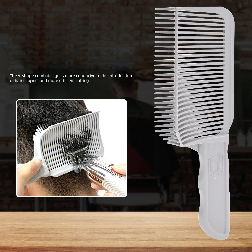 Povei Fade Combs: Professional Triangular Deep Tooth Hairdressing Comb