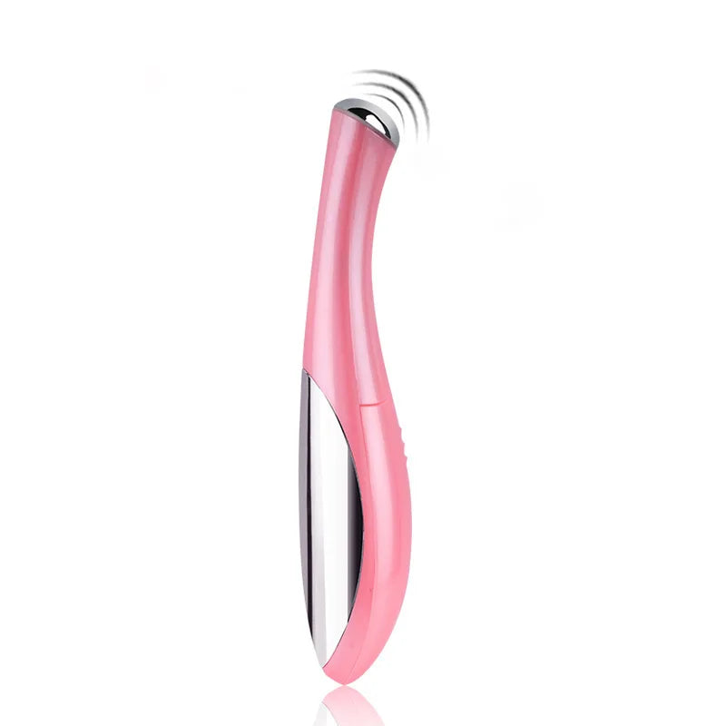 Povei Eye Massage Pen: Electric Vibration Facial Tool for Anti-Bag & Wrinkle Care