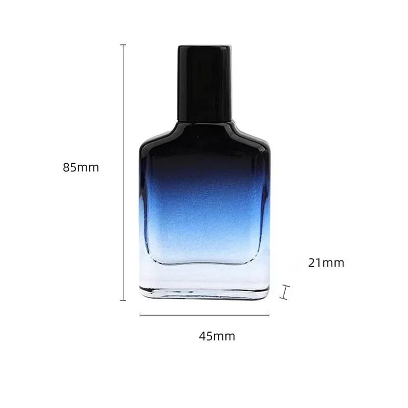 Povei 24ml Transparent Glass Perfume Pocket Spray Bottle for Cosmetic Liquid