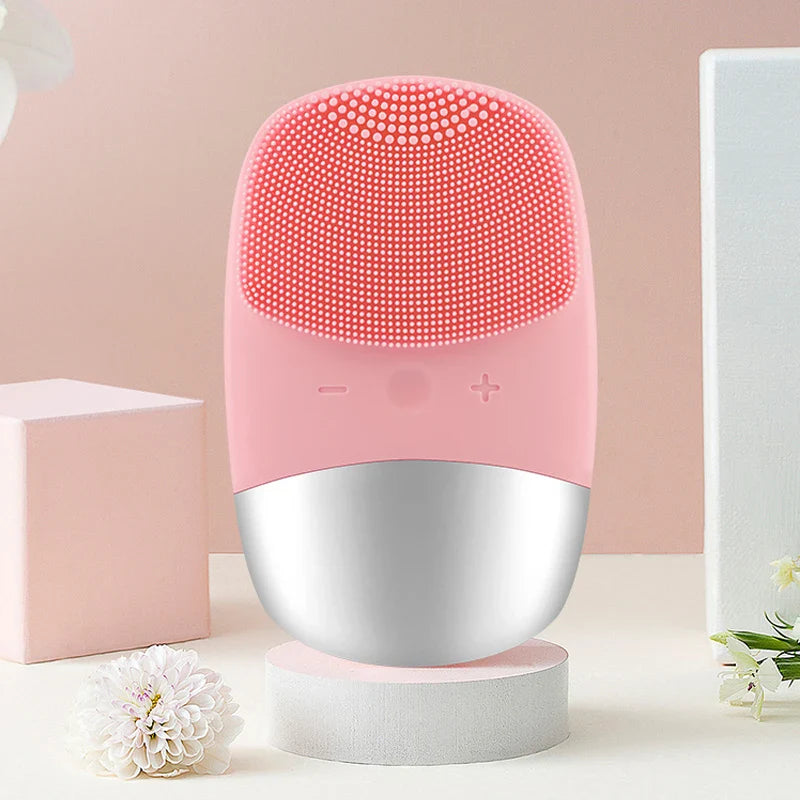 Povei Sonic Facial Cleansing Brush Skin Massager