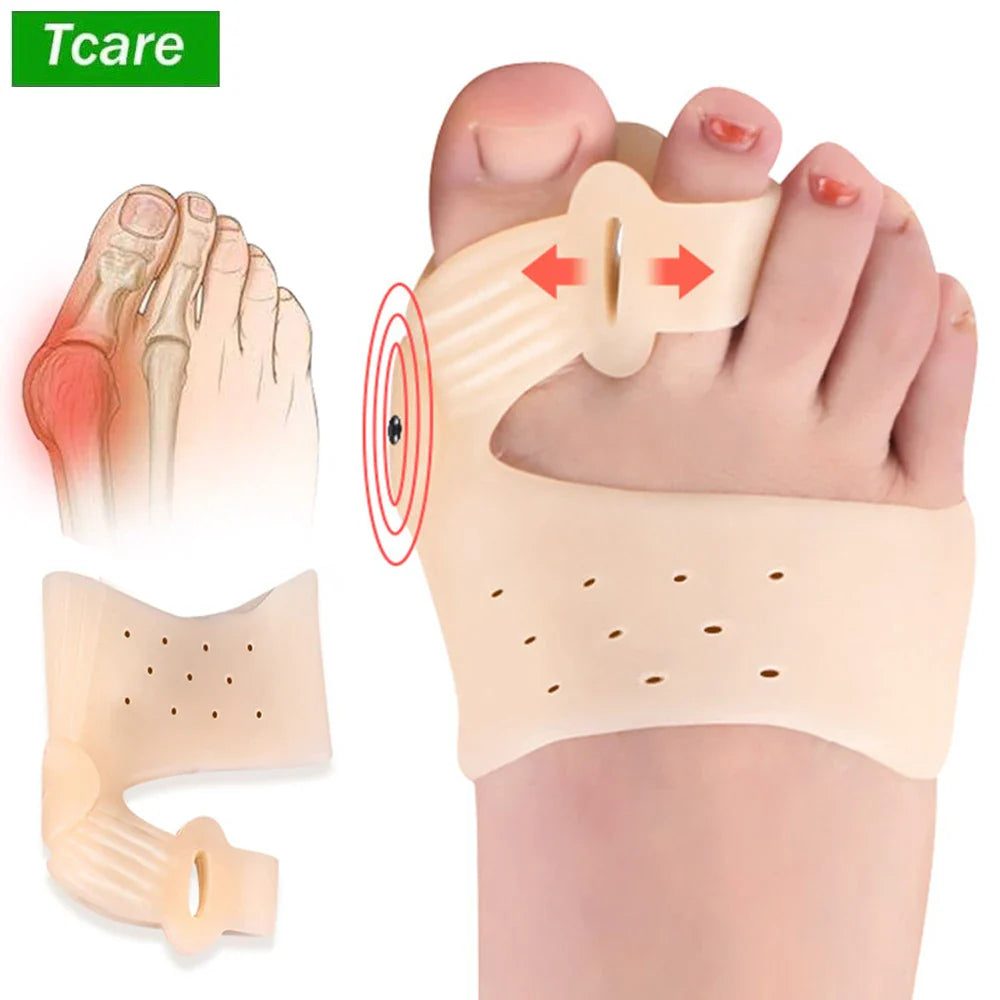 Povei Bunion Corrector: Toe Separator & Pain Relief Splint for Men and Women