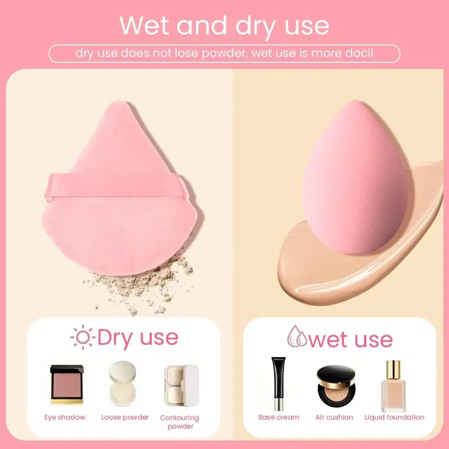 Povei Beauty Egg Blender Sponge Set for Flawless Makeup Application