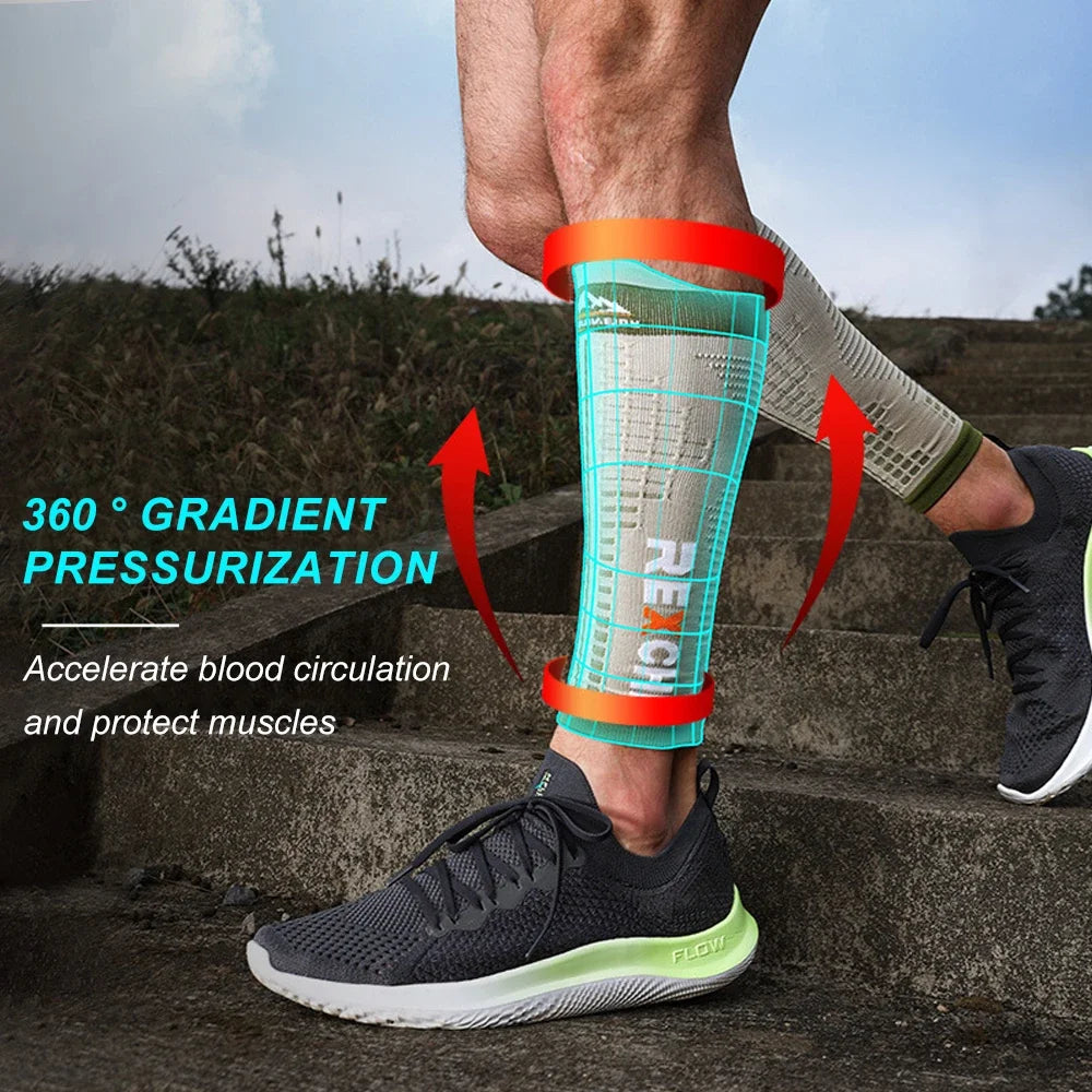 Povei Calf Compression Sleeves: Shin Splint Support for Varicose Veins & Pain Relief