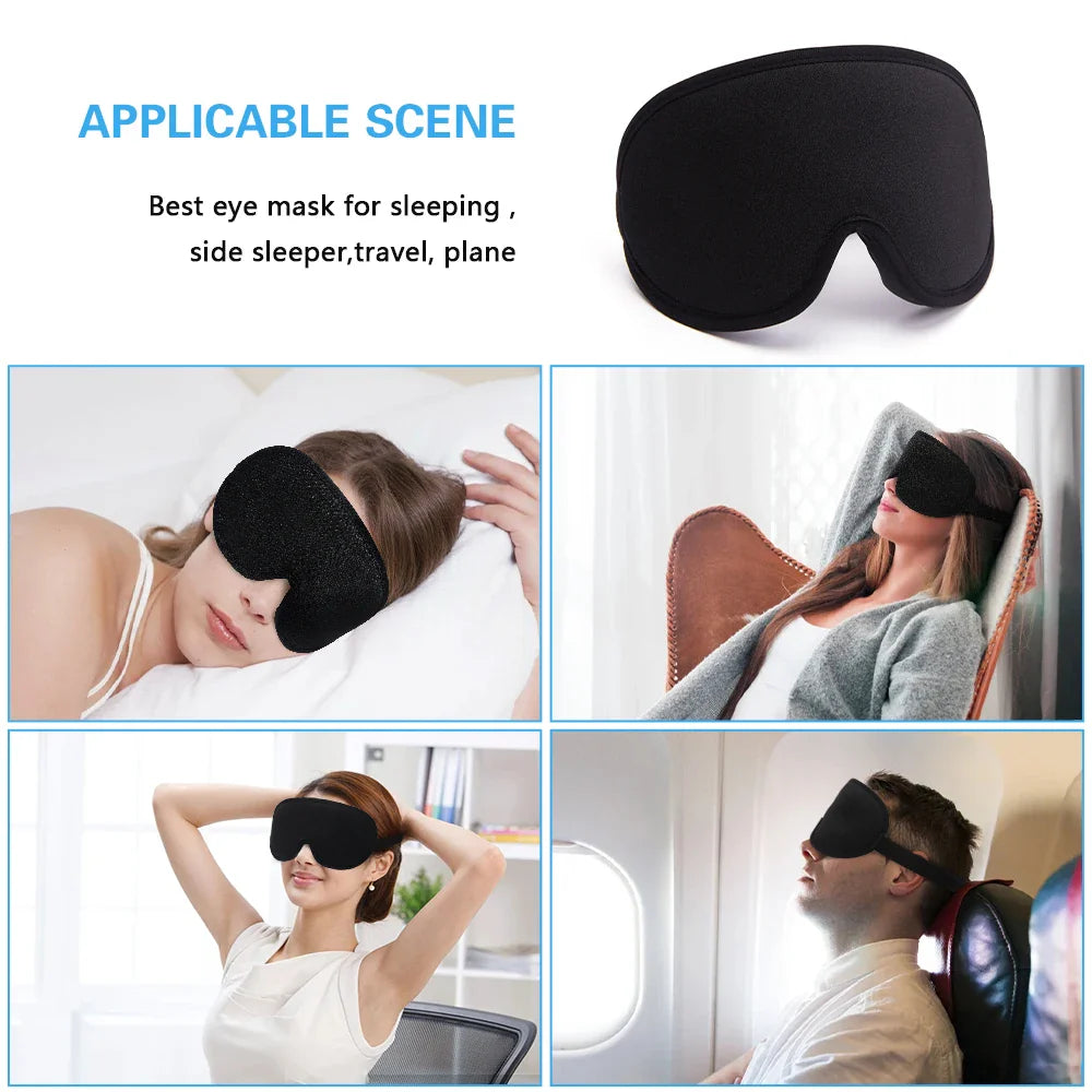 Povei 3D Sleep Mask Eyeshade for Relaxing Sleep and Travel