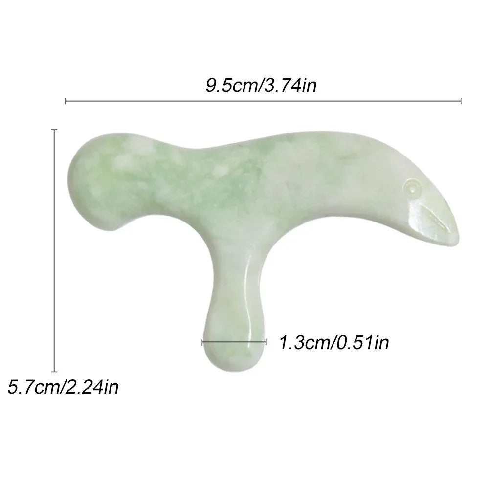 Povei Jade Therapy Massage Tool for Head, Neck, Hand, Waist, Calf, Leg, and Foot Massage