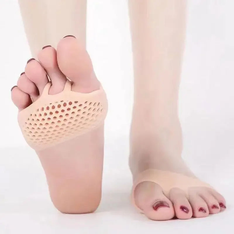 Silicone Metatarsal Pads Toe Separator Pain Relief by Povei