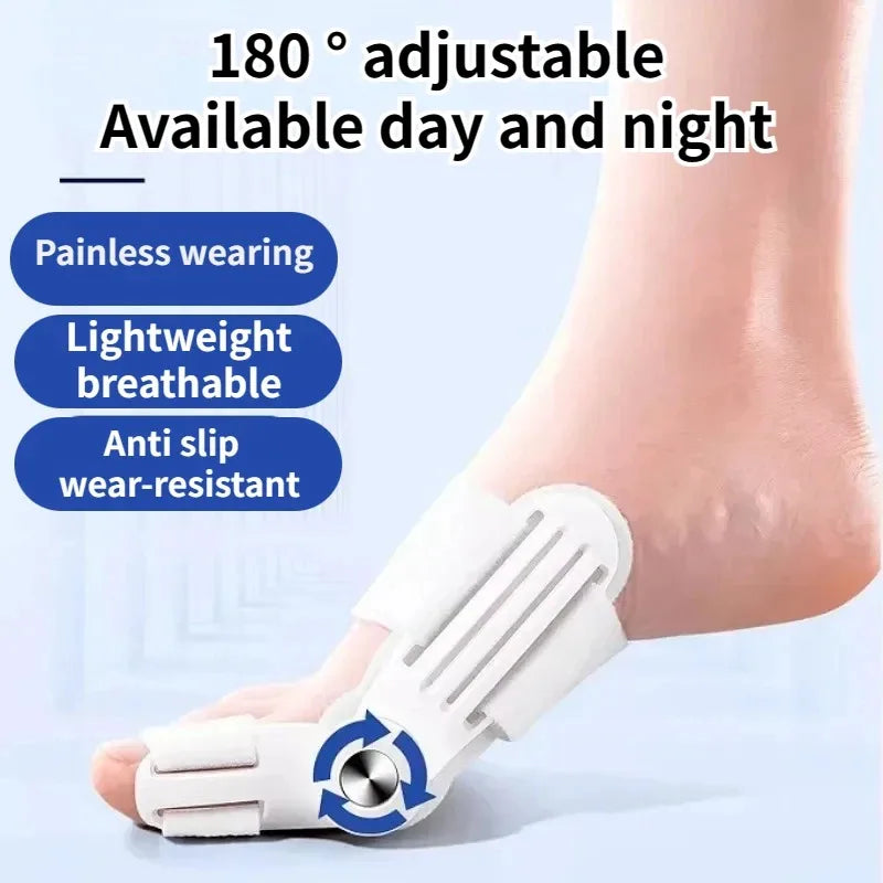 Povei Bunion Corrector Big Toe Straightener for Hallux Valgus Correction