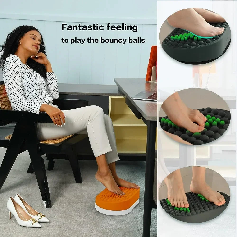 Povei Foot Massager Foot Rest: Plantar Fasciitis Relief & Anti-Fatigue Fidget Toy