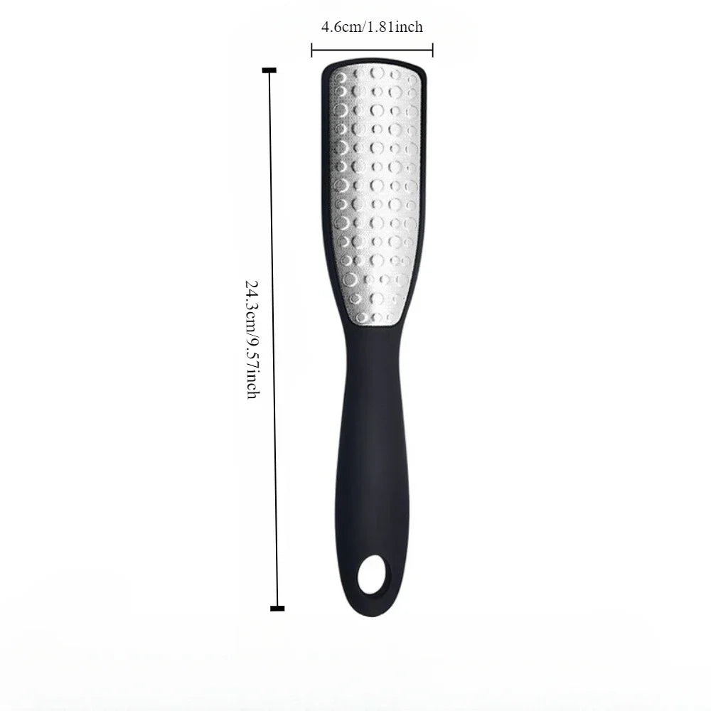 Povei Stainless Steel Callus Remover Foot File for Smooth Heels & Foot Care