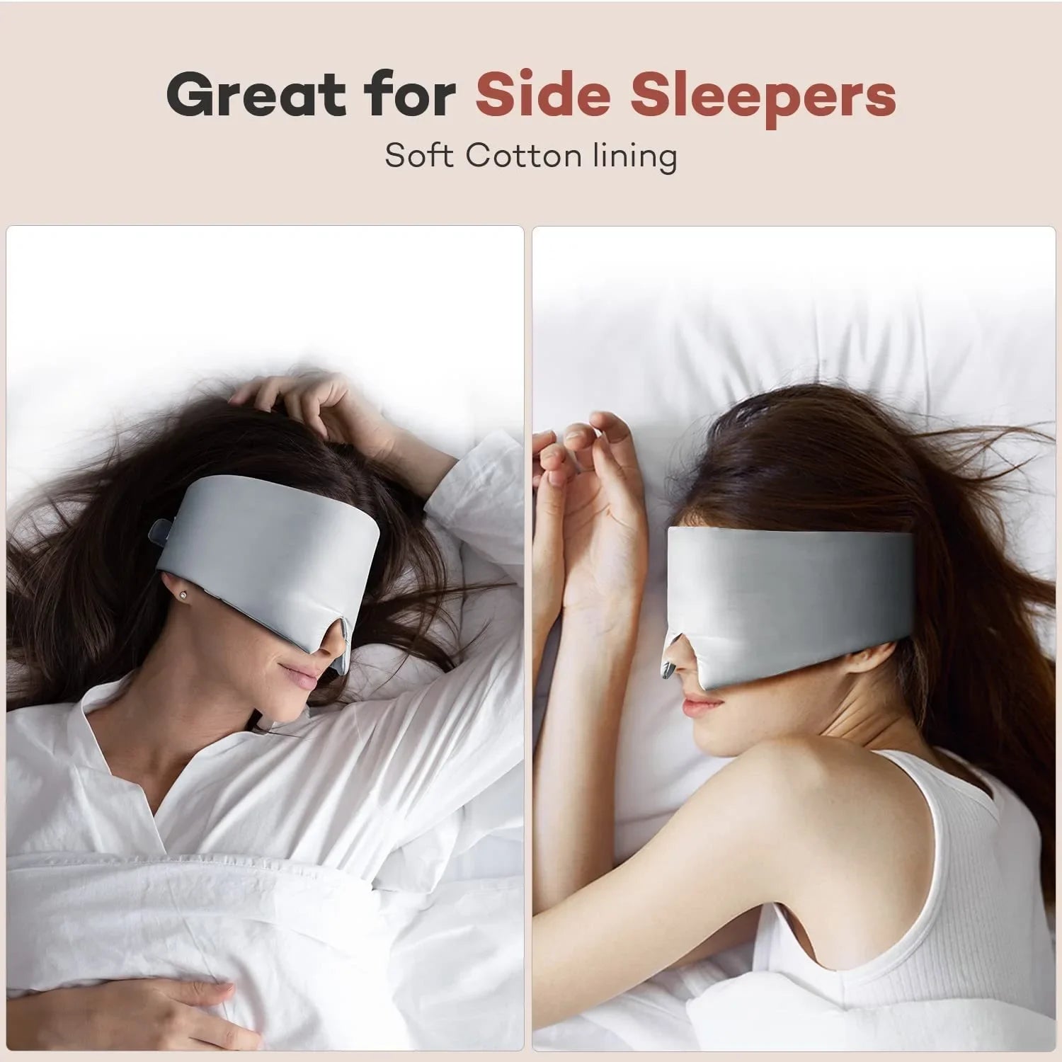 Povei Double Layer Silk Sleep Mask for Ultimate Relaxation