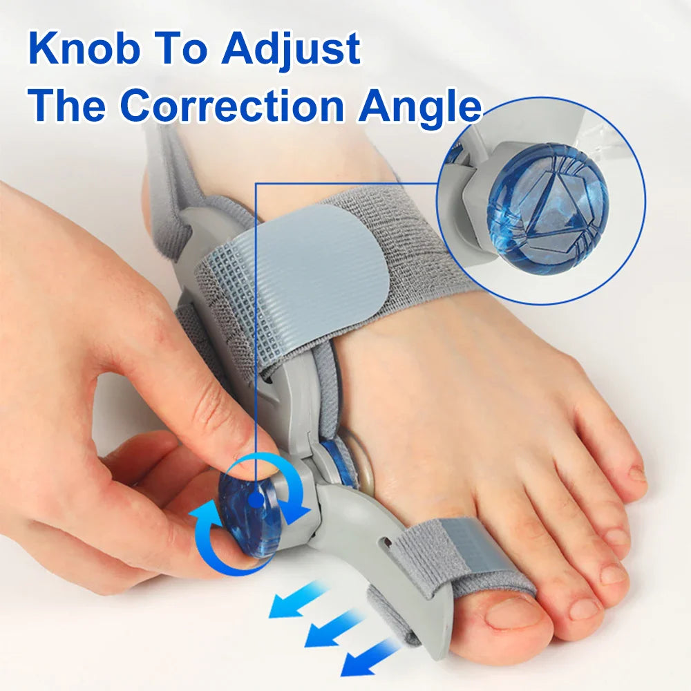 Povei Bunion Corrector & Big Toe Straightener - Adjustable Hallux Valgus Corrector